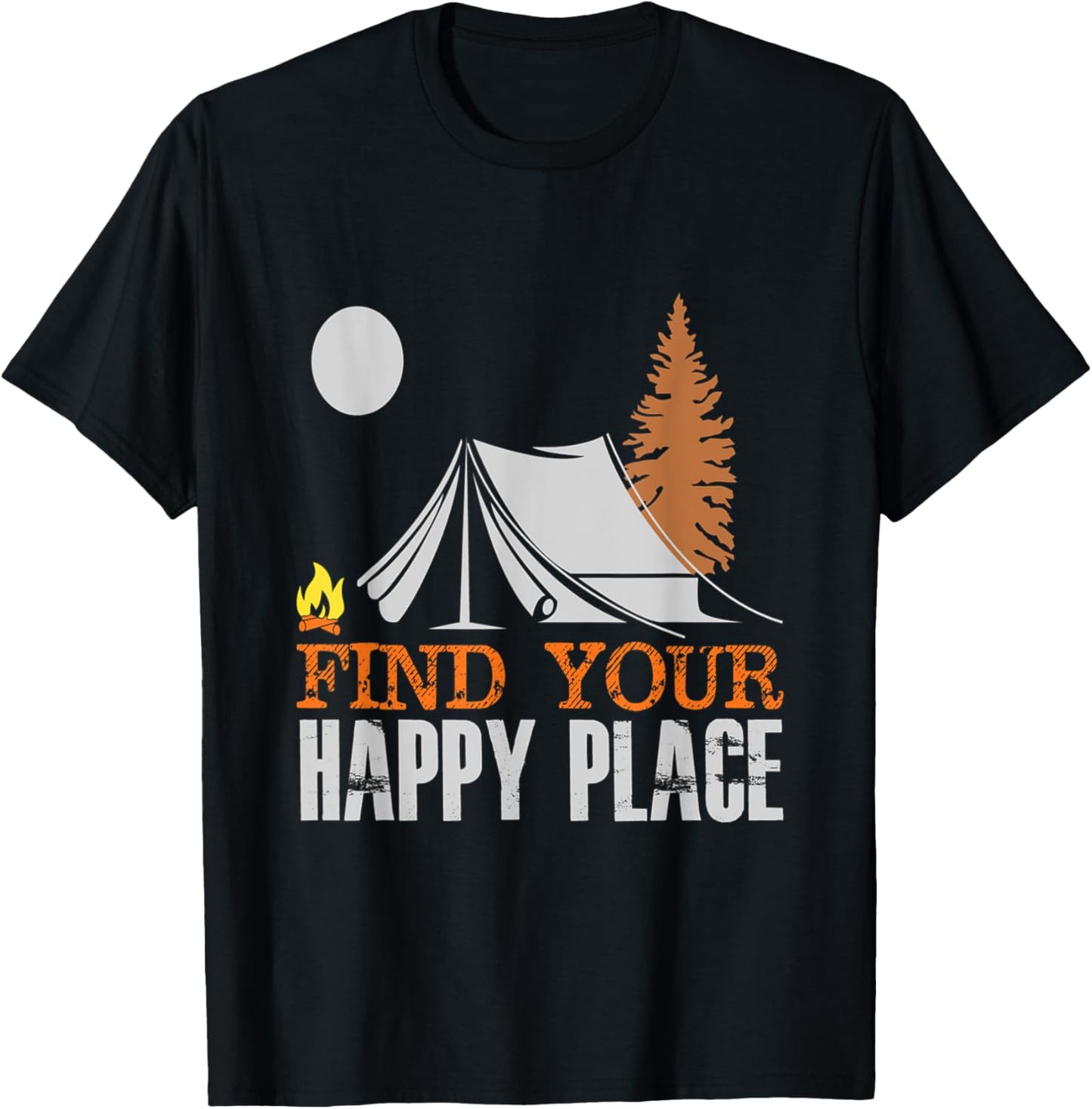 T-shirt find your happy place tee shirt