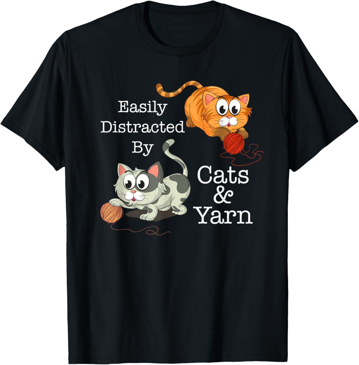 Easily Distracted by Cats and Yarn