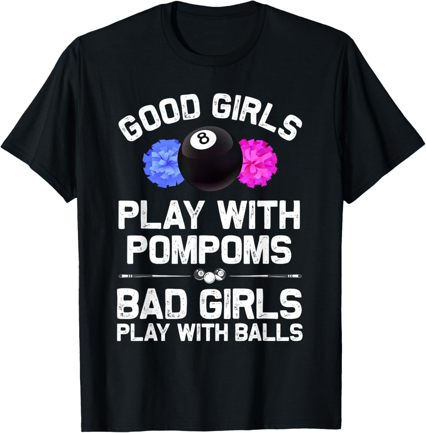 Funny Billiards For Women Girls 8 Ball Billiard Pool Player