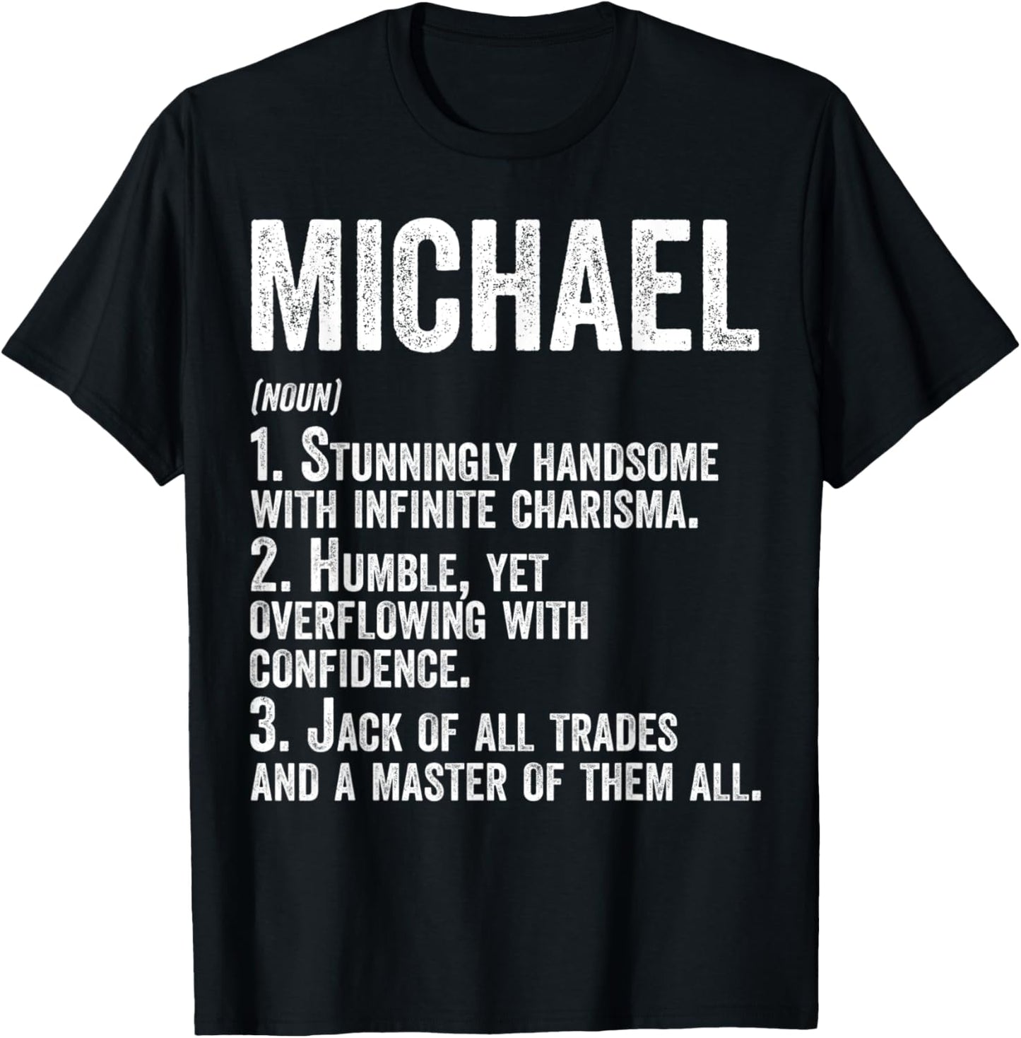 First Name Shirt Michael Definition Personalized Name Funny