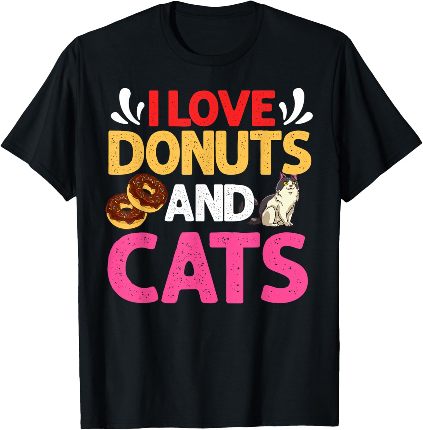 Cat Donut Doughnut Holes Mini Recipes Maker T-Shirt for Men Women Kids
