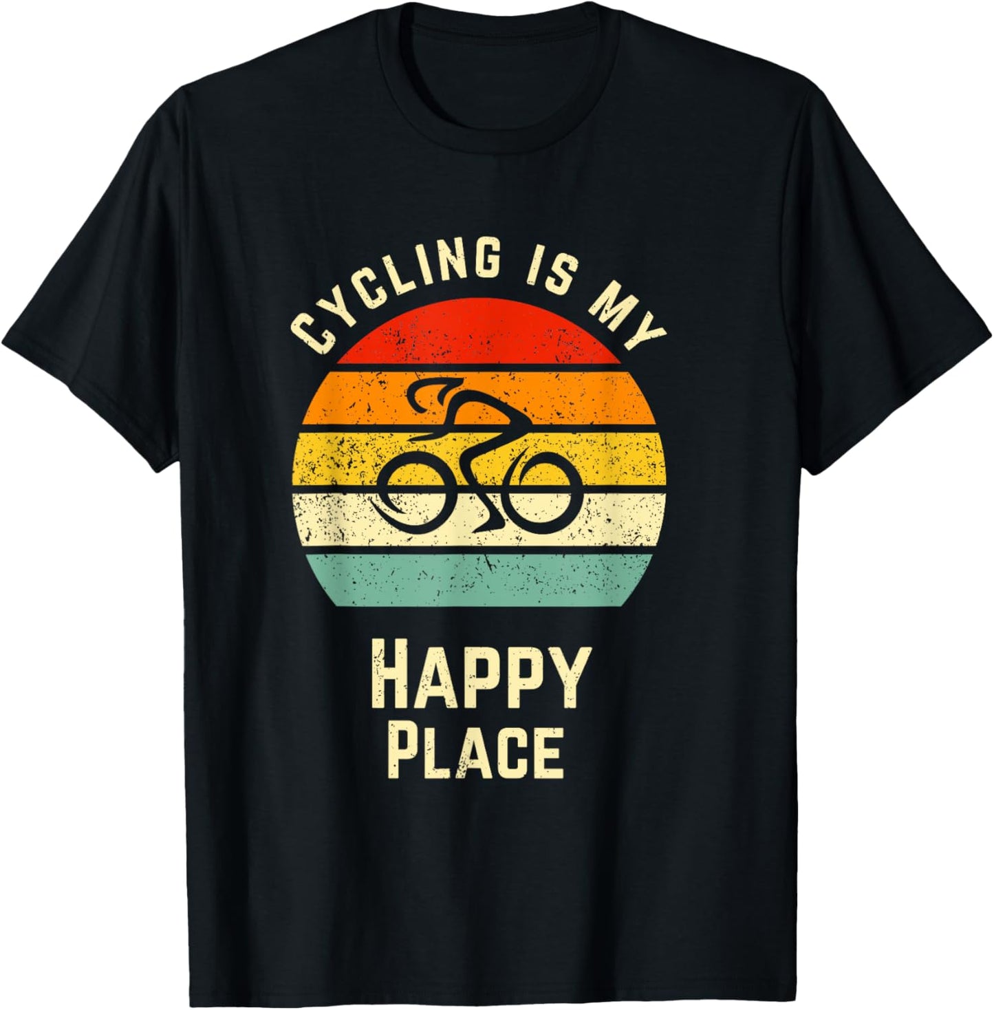 Cycling is my Happy Place Retro