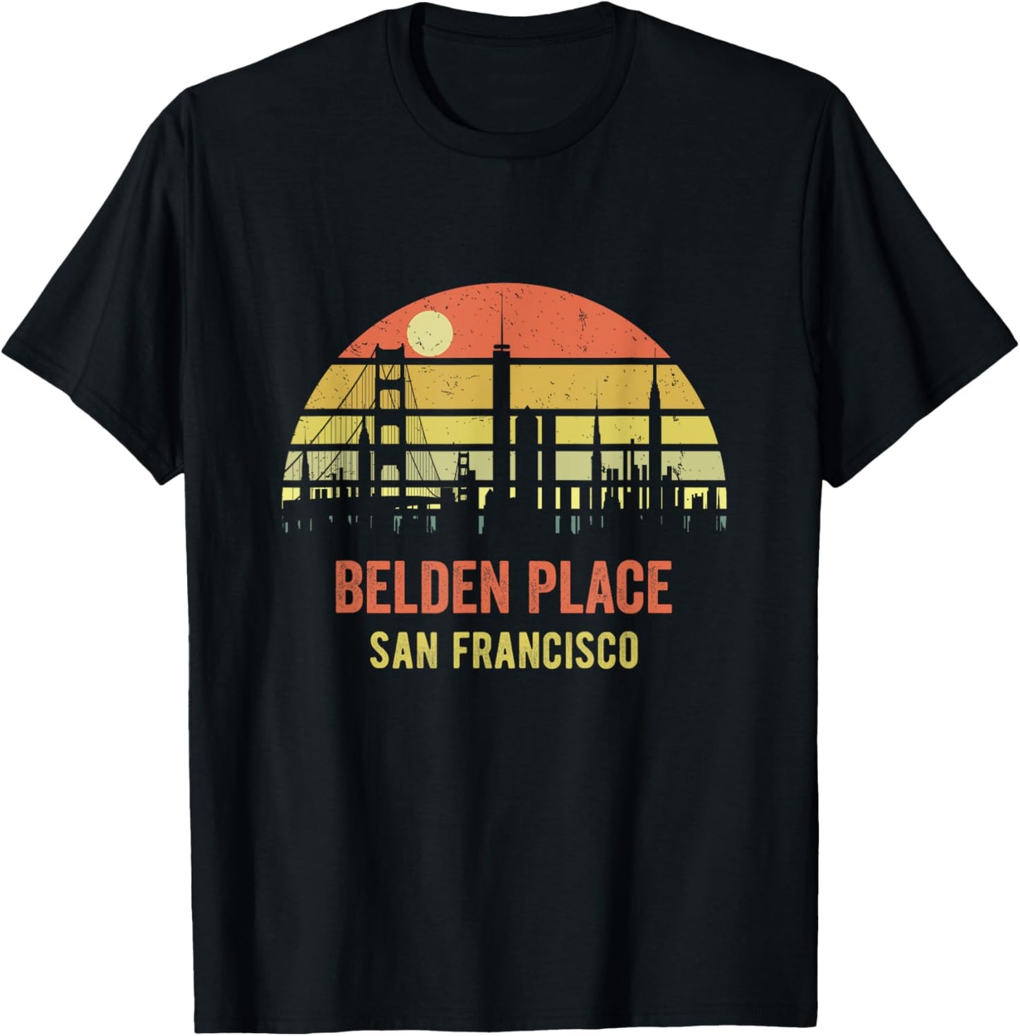 Belden Place San Francisco California Retro Vintage
