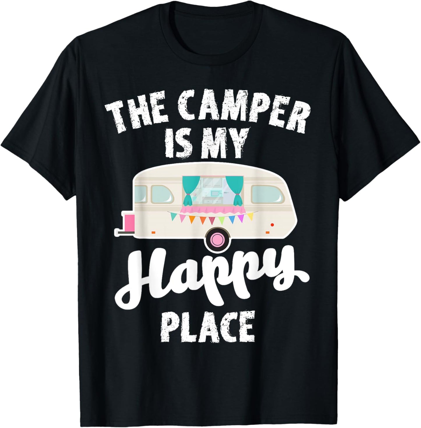 This Camper is My Happy Place Funny Camping T-Shirt Gift