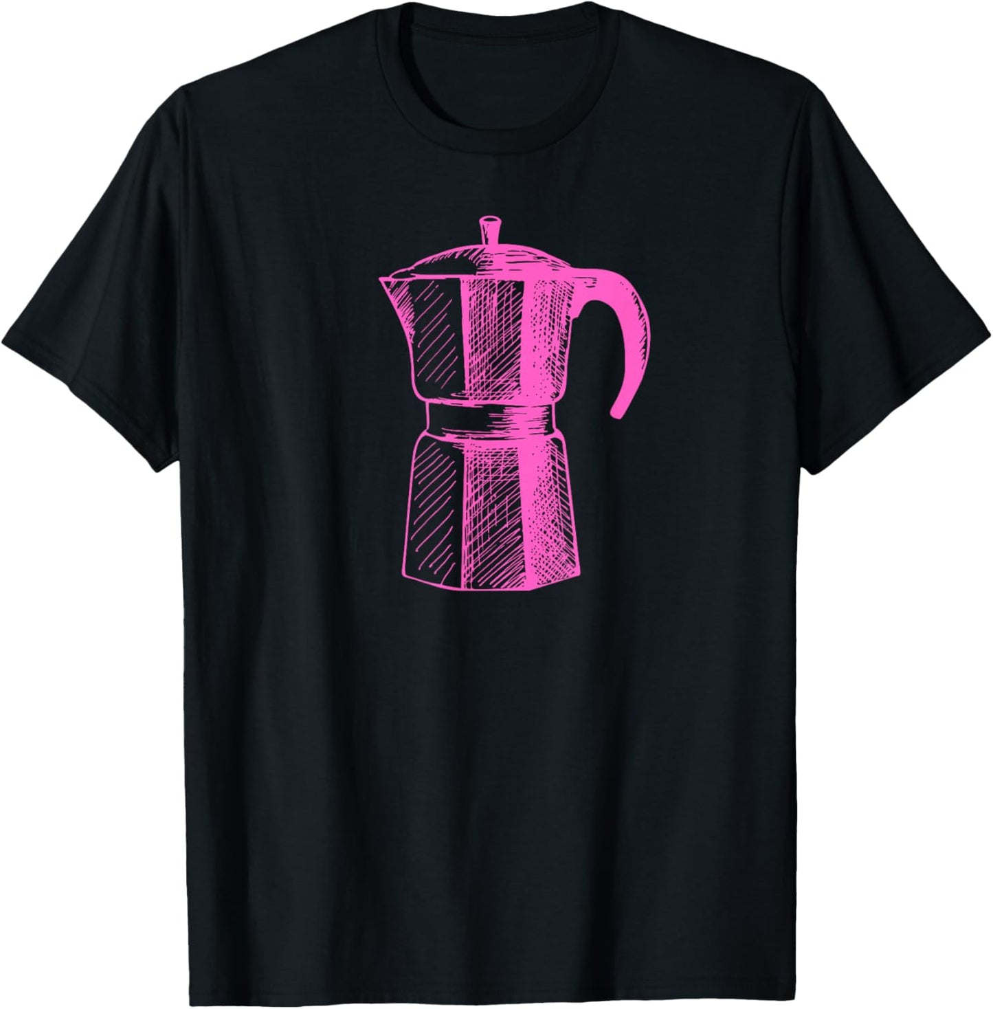 Pink Moka Coffee Maker Minimal Design