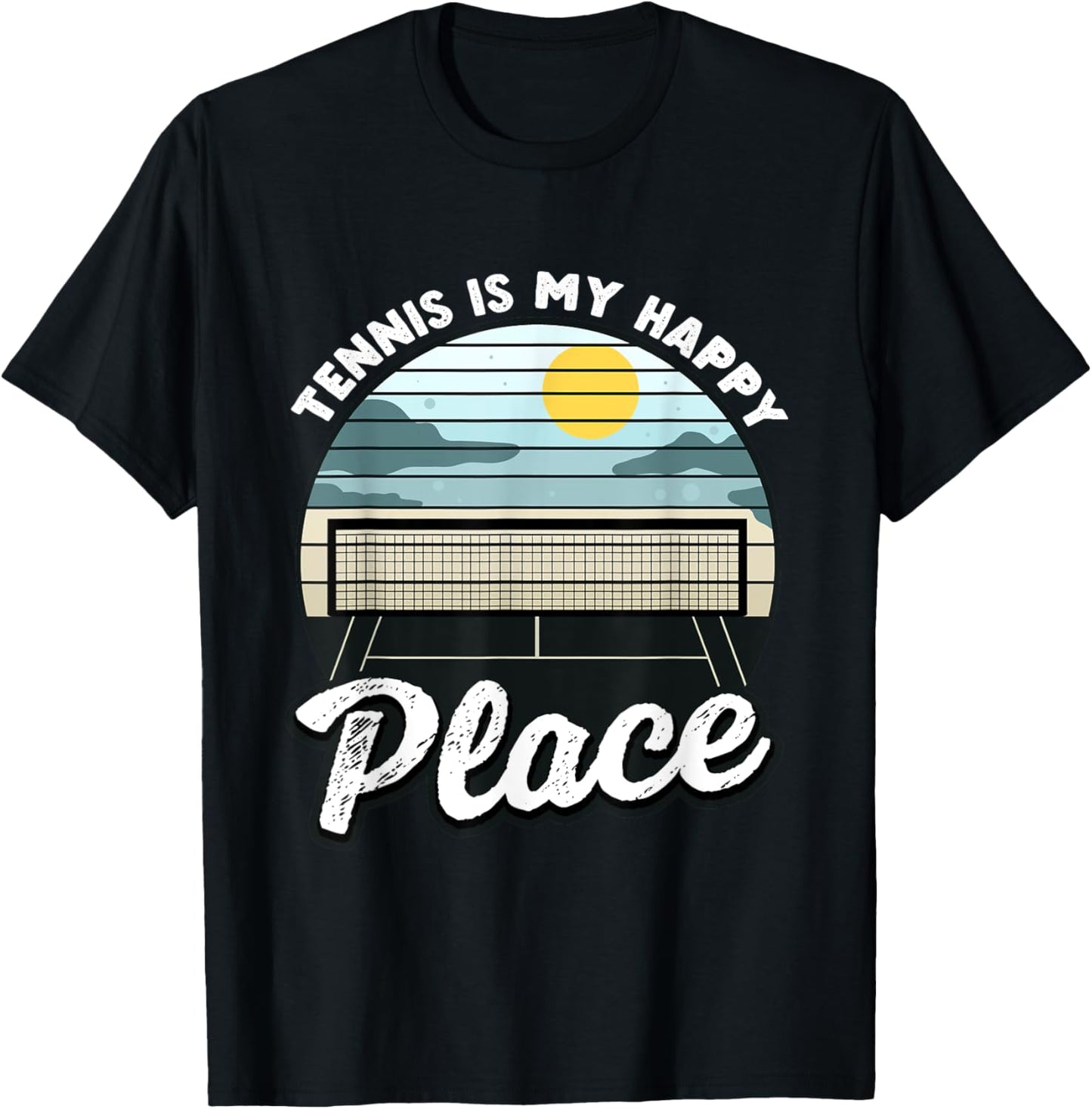 Tennis Is My Happy Place Tennis Lover