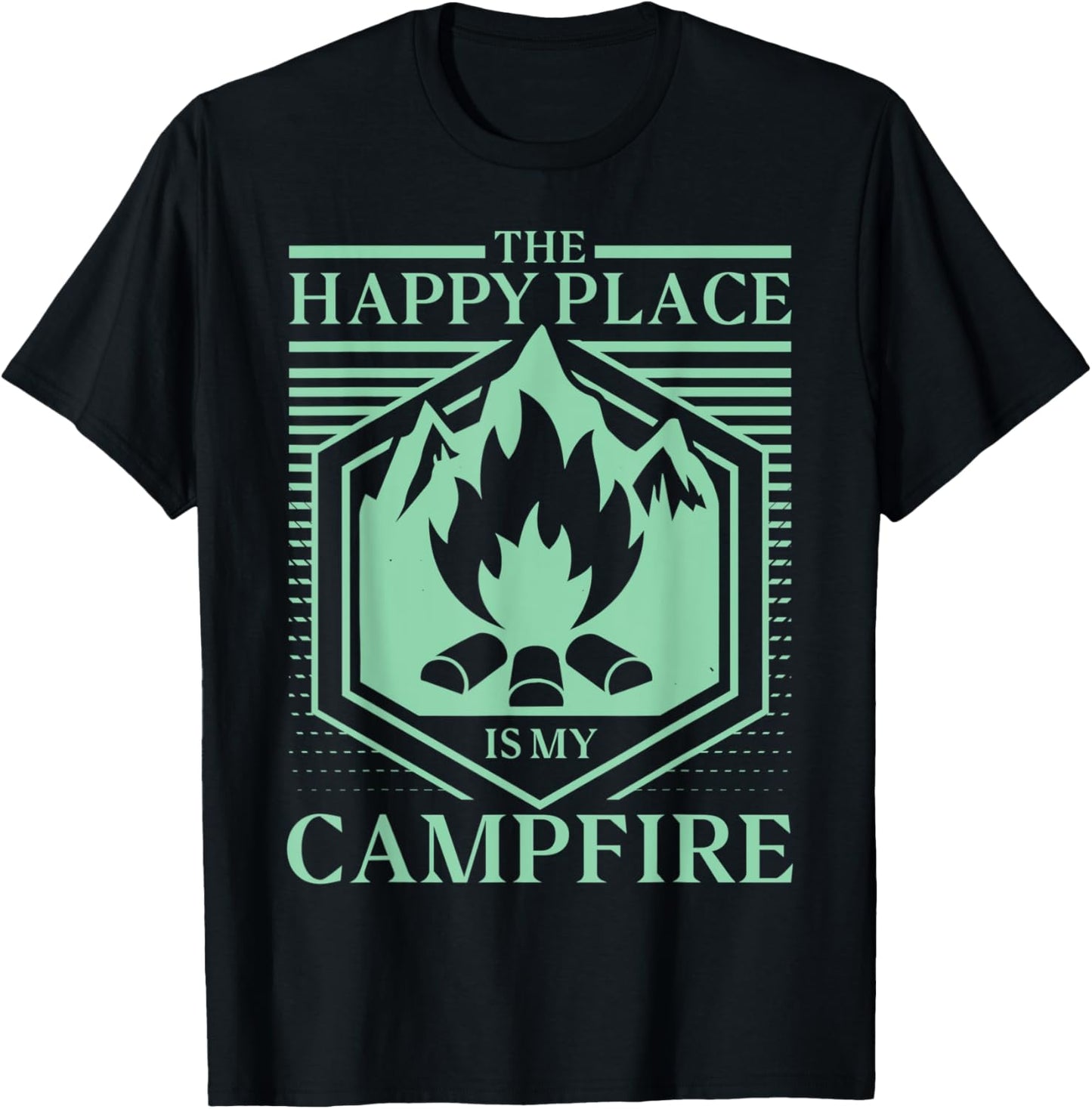 Camping The Happy Place Is My Campfire