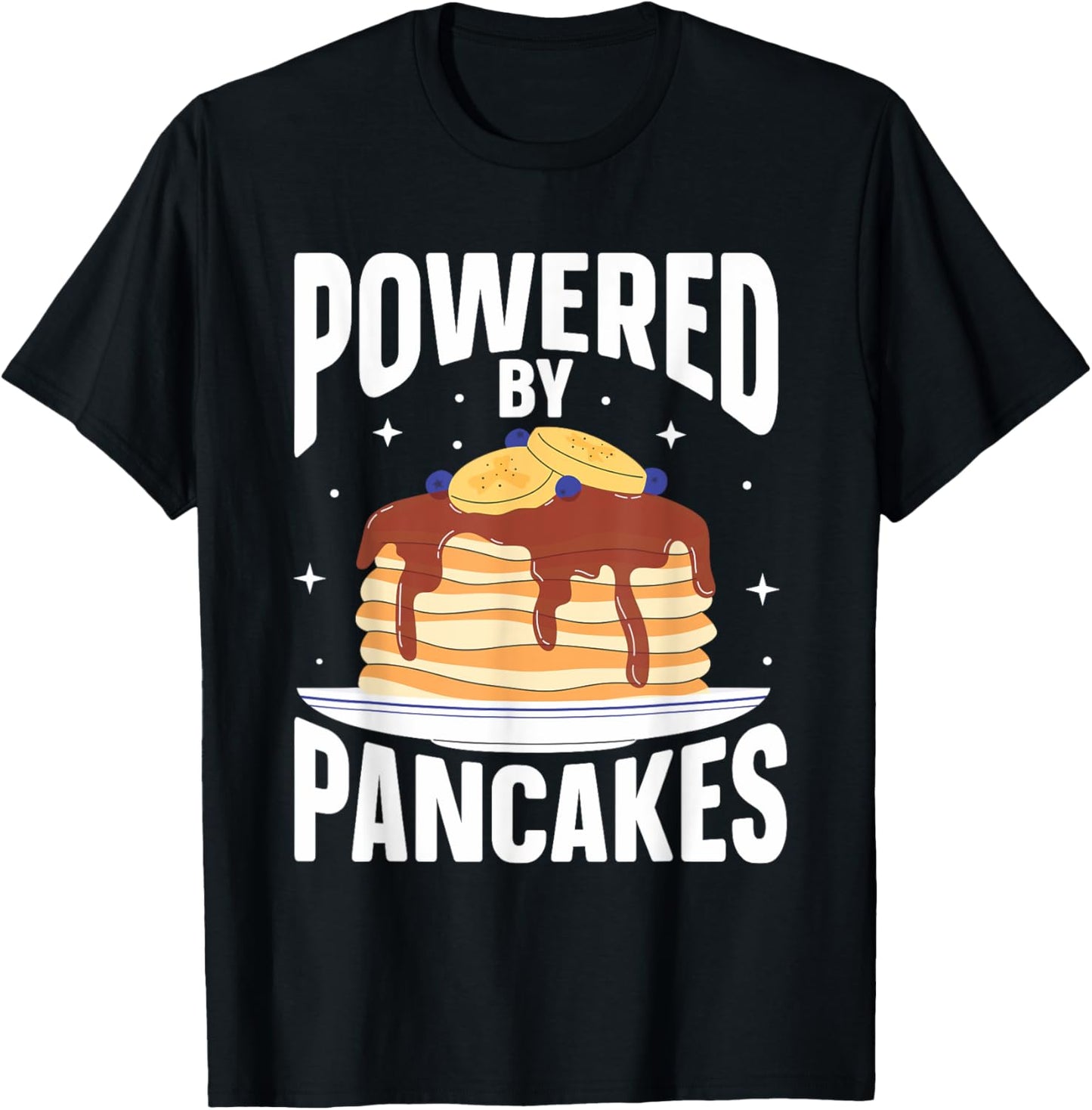 Powered By Pancakes Pancake Maker Breakfast Pancakes Syrup
