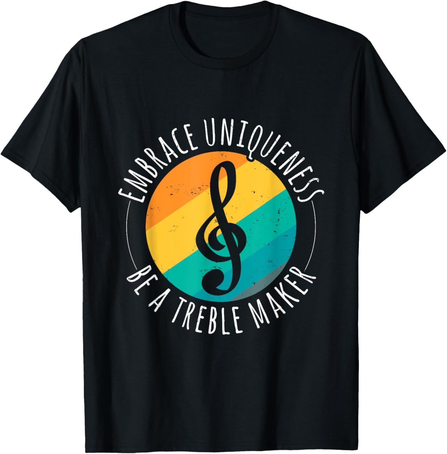 Embrace Uniqueness Clef Instrument Player Treble Maker