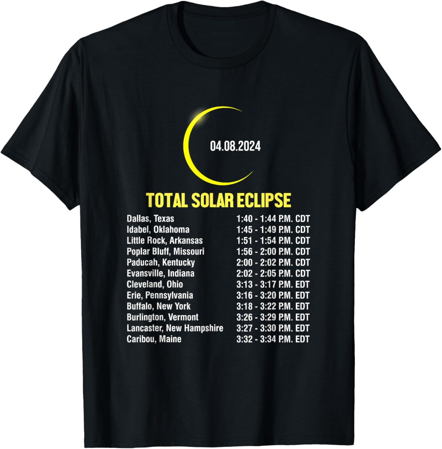 Total Solar Eclipse 2024 Times & Places Where To See