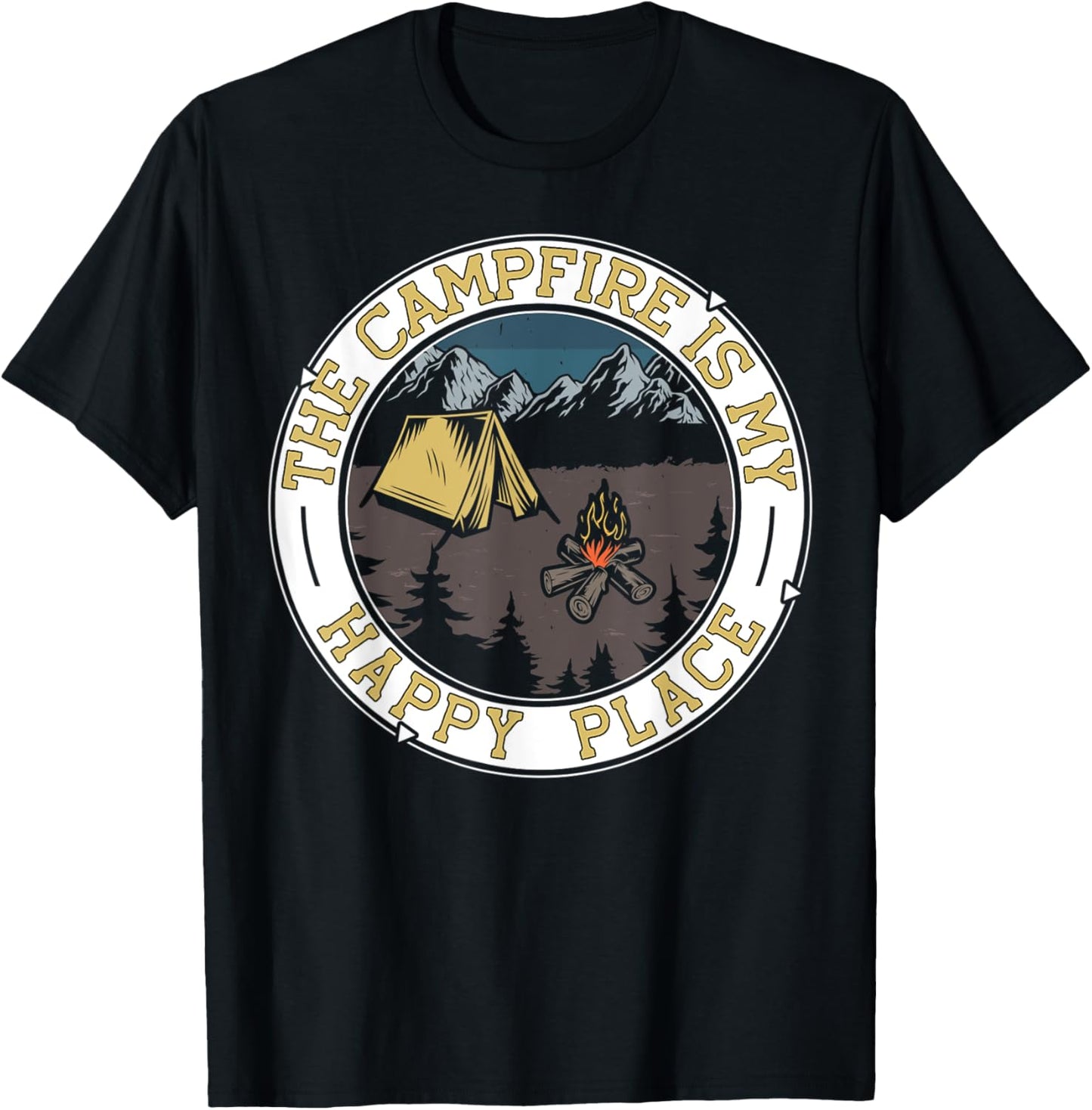 Camper Outdoor Tent Camping Is My Happy Place