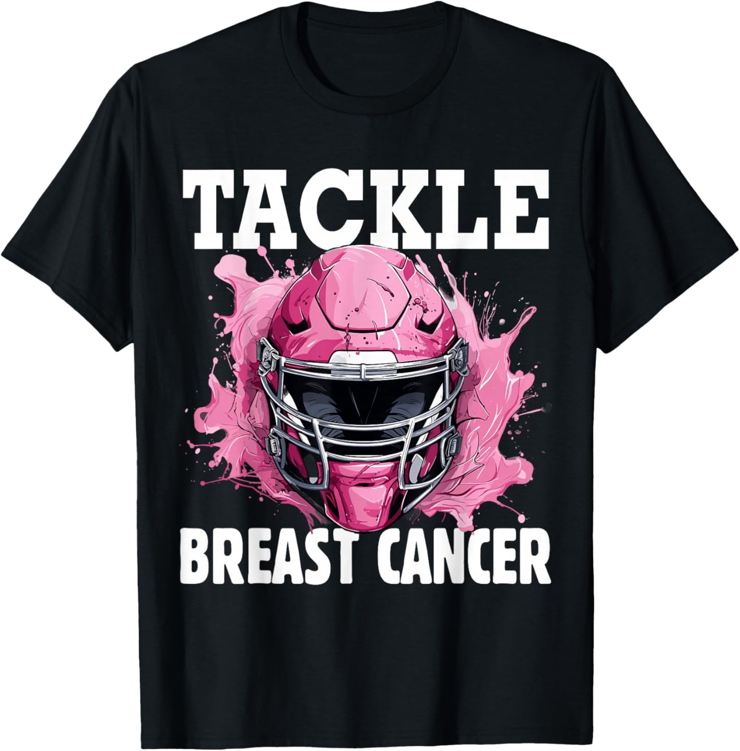 Tackle Football Breast Cancer Awareness Pink Ribbon Boys Kid