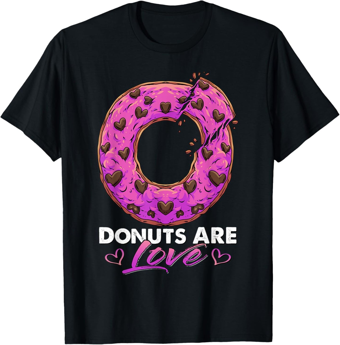 Donuts Are Love Cute Donut Lover Tee Doughnut Maker