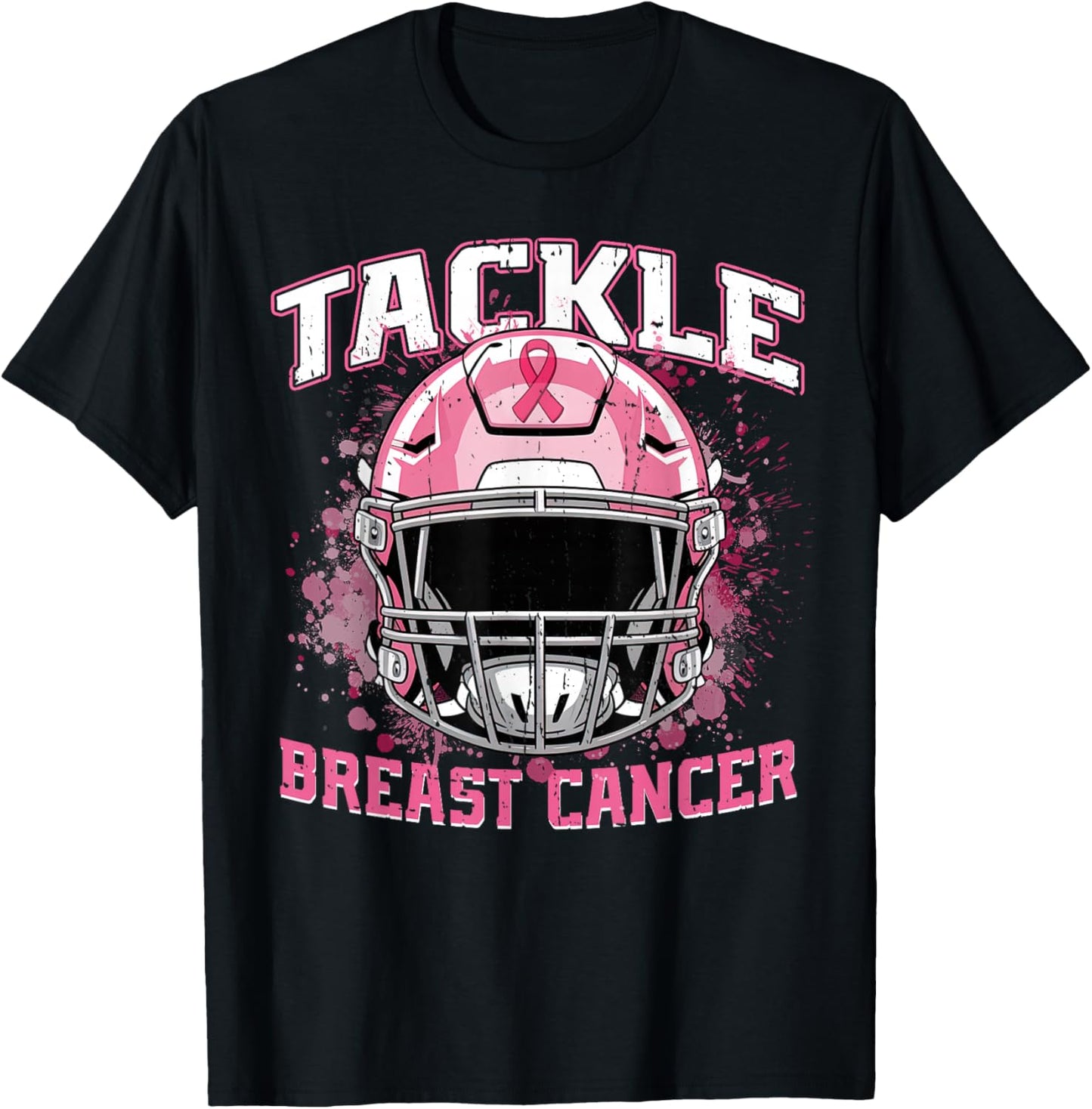 Tackle Football Pink Ribbon Breast Cancer Awareness for Boys