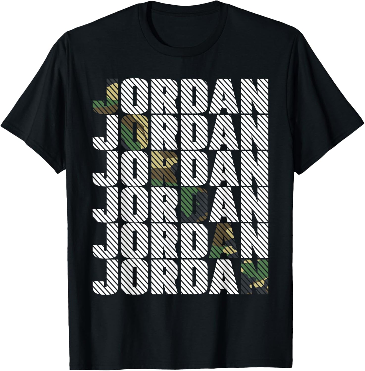 Diagonal Jordan Camo Pattern Green Camouflage