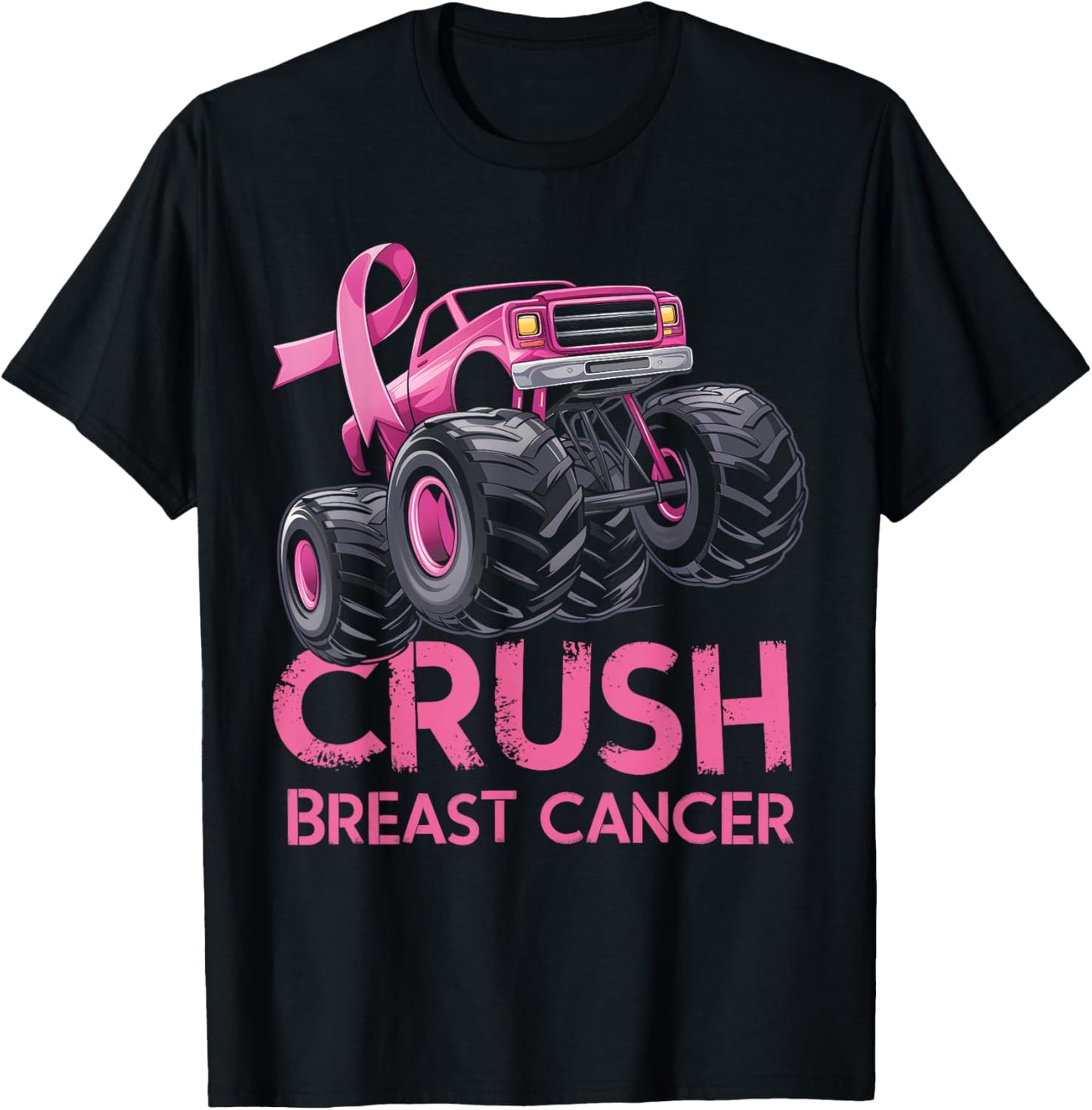 Crush Breast Cancer Awareness Truck pink for kids