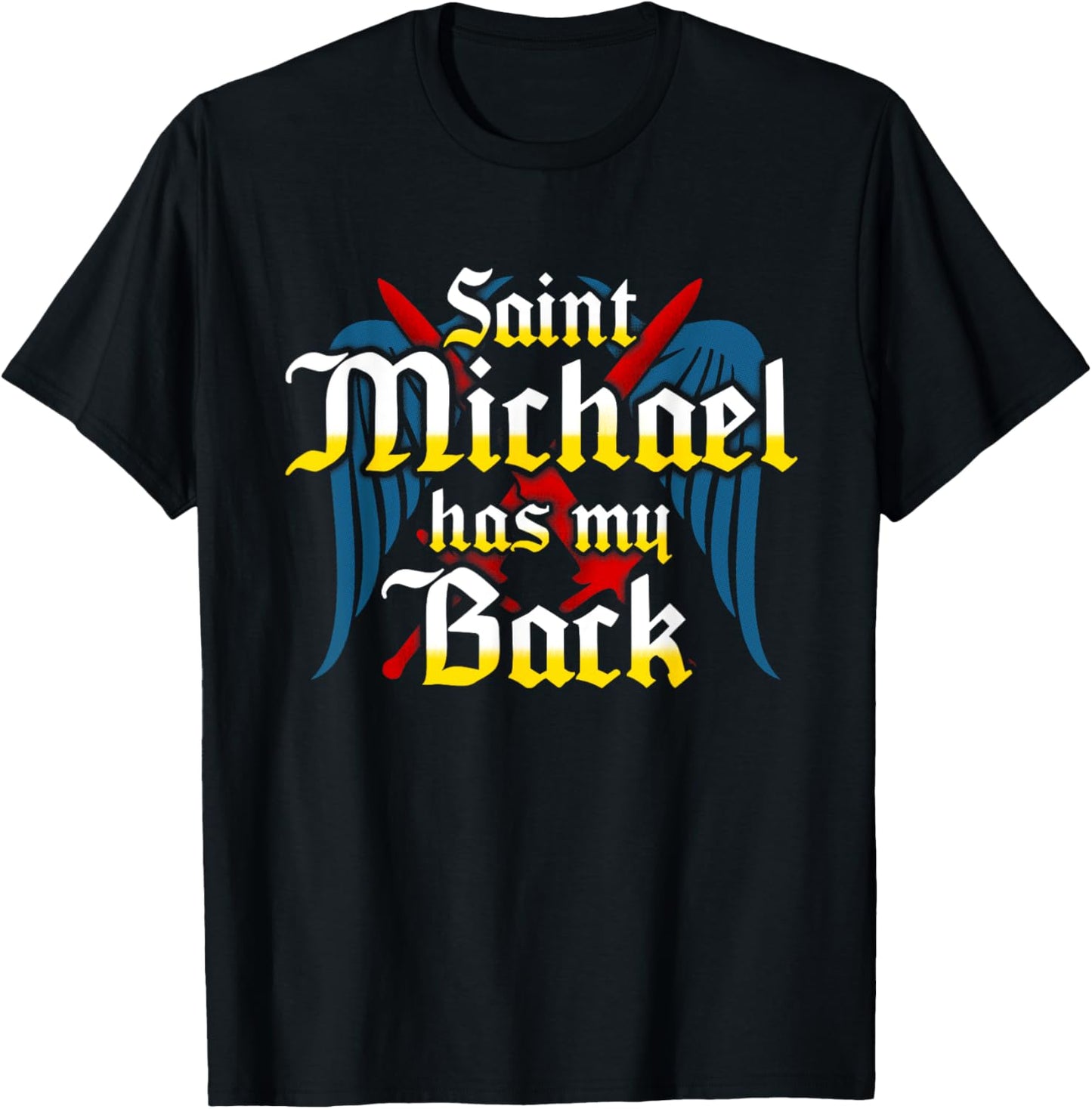 St Michael shirt catholic gifts men patron saint t