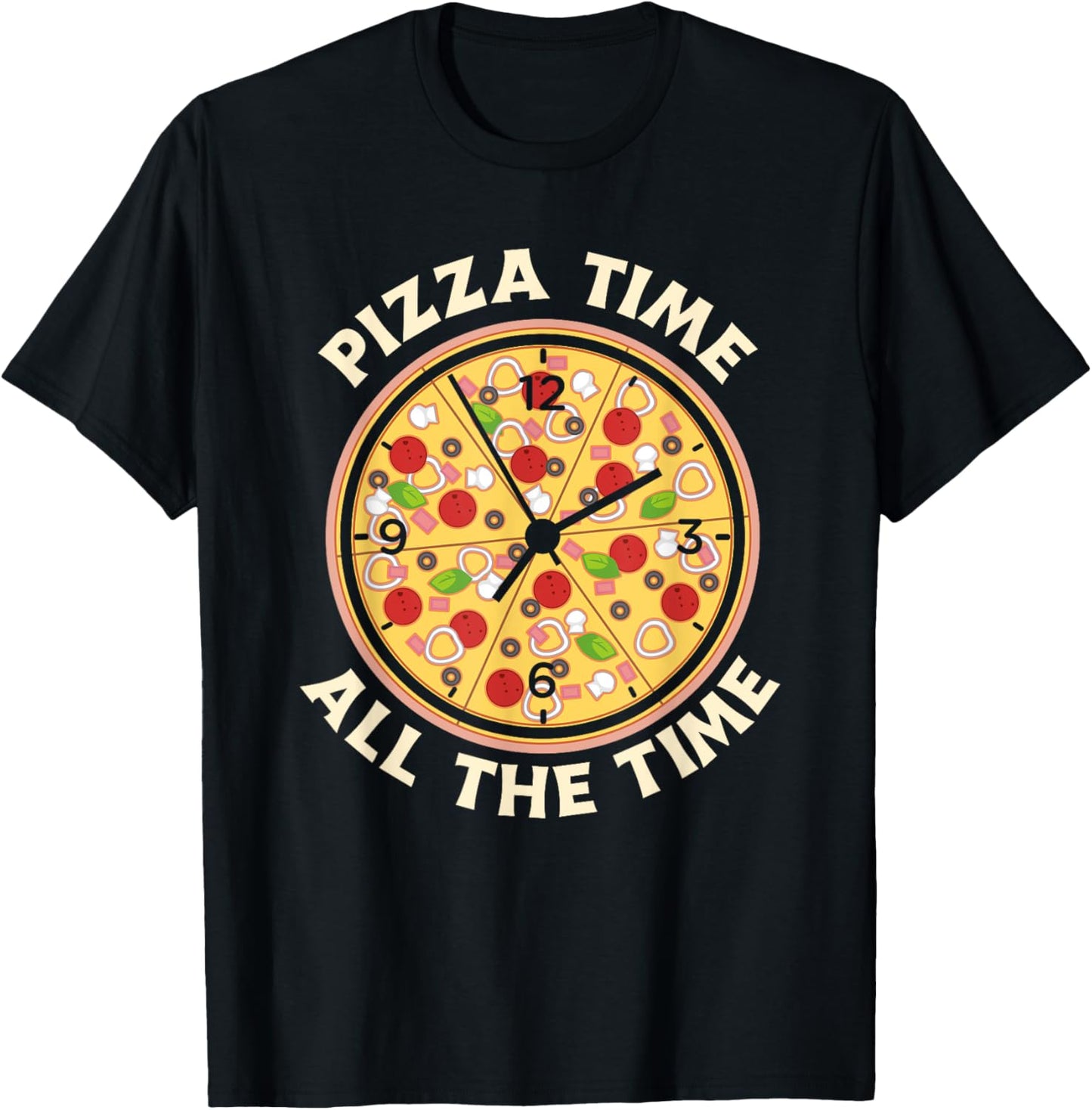 Pizza Time All The Time - Funny Pizza Lover