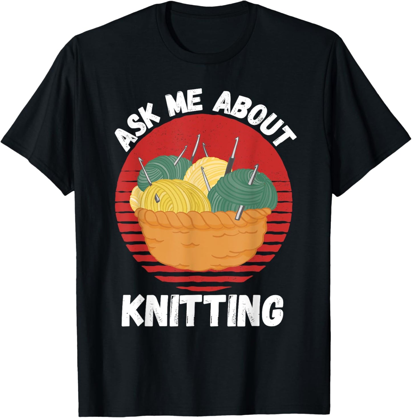 Retro Knitting Ask Me About Knitting Yarn Lover