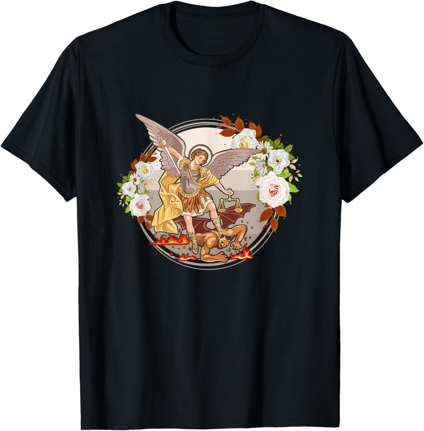 St. Michael the Archangel. Flower version