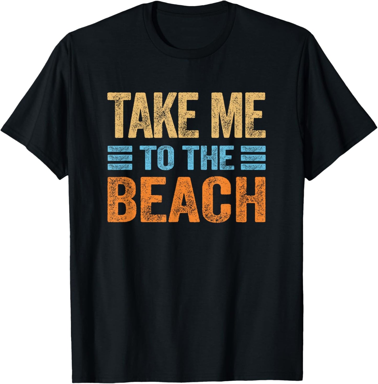 Take Me to the Beach Funny Vacation Quote Womens Girls Retro