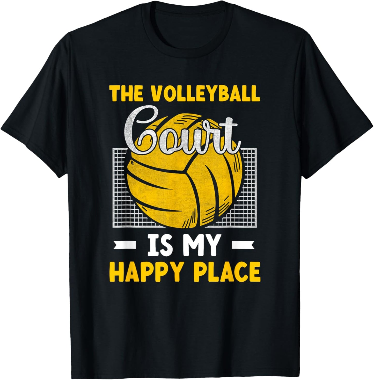 The Volleyball Court Is My Happy Place Softball