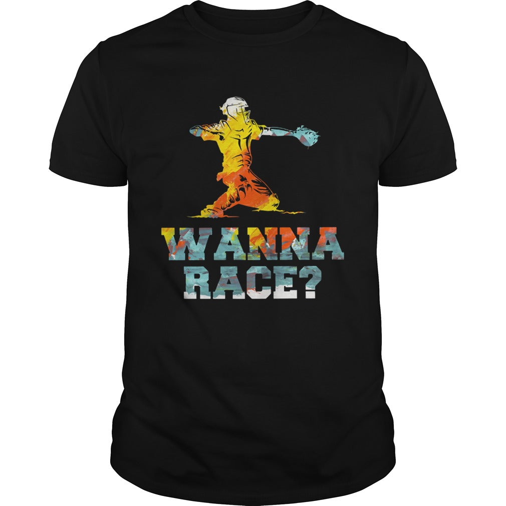 Baseball Wanna Race shirt