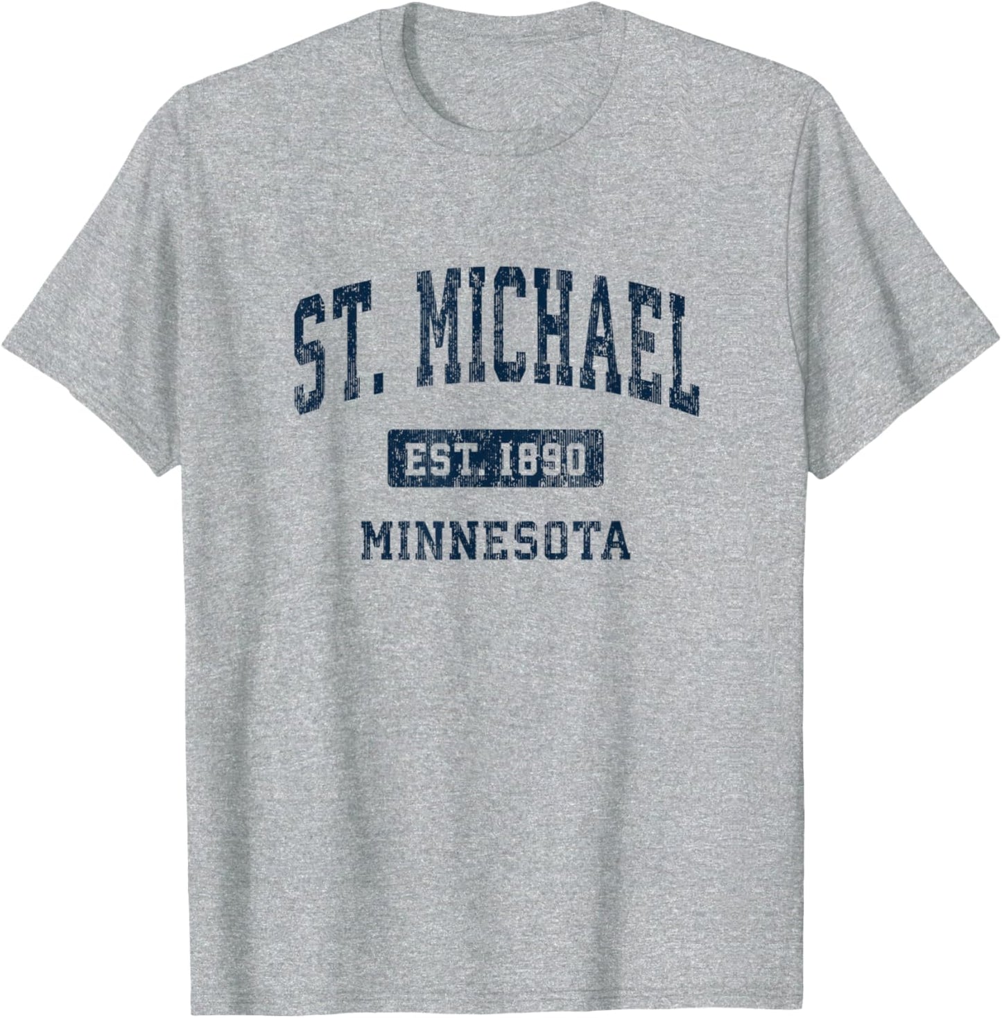 St. Michael Minnesota MN Vintage Athletic Sports Design