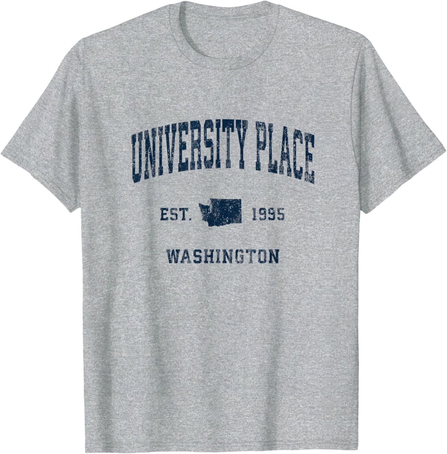University Place Washington WA Vintage Athletic Navy Sports