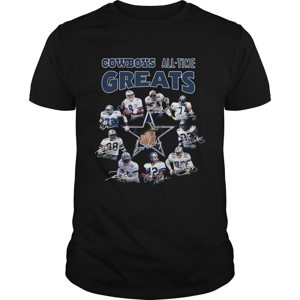 Dallas Cowboys Players All Time Greats Signatures shirt