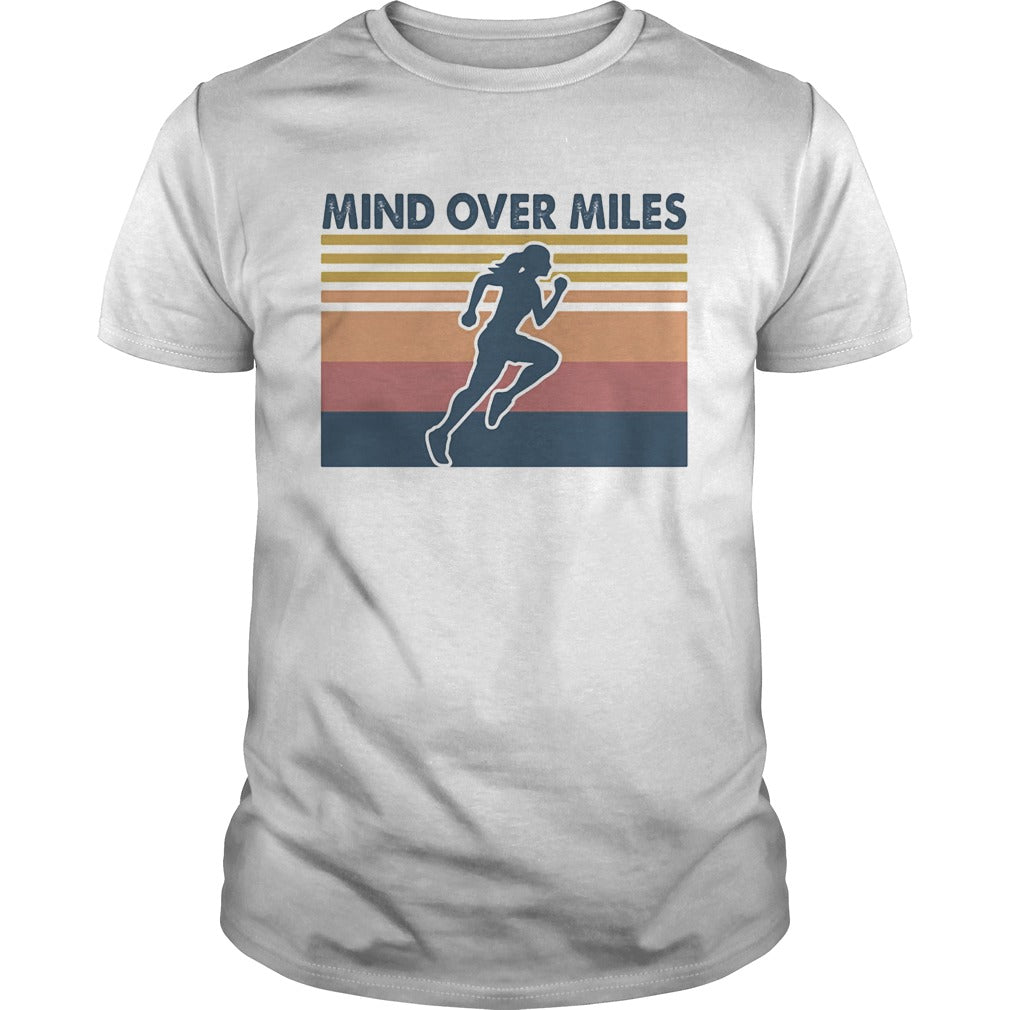 Running mind over miles vintage shirt