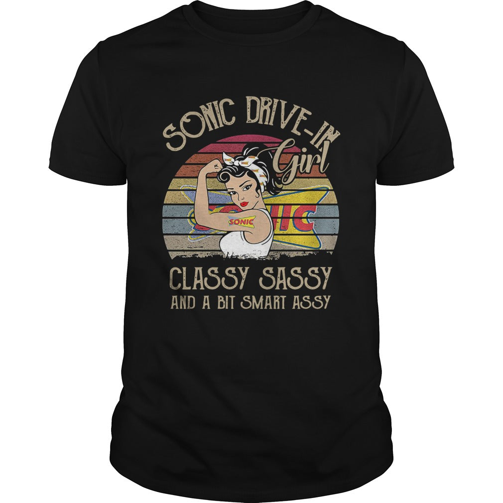 Sonic Drive In Girl Classy Sassy And A Bit Smart Assy Vintage shirt