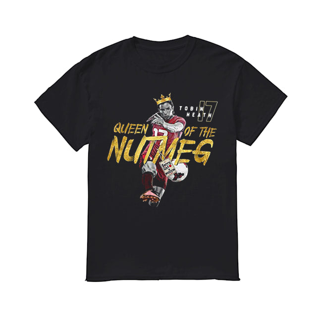 Tobin Heath 17 Queen Of The Nutmeg American Soccer Player Jersey shirt