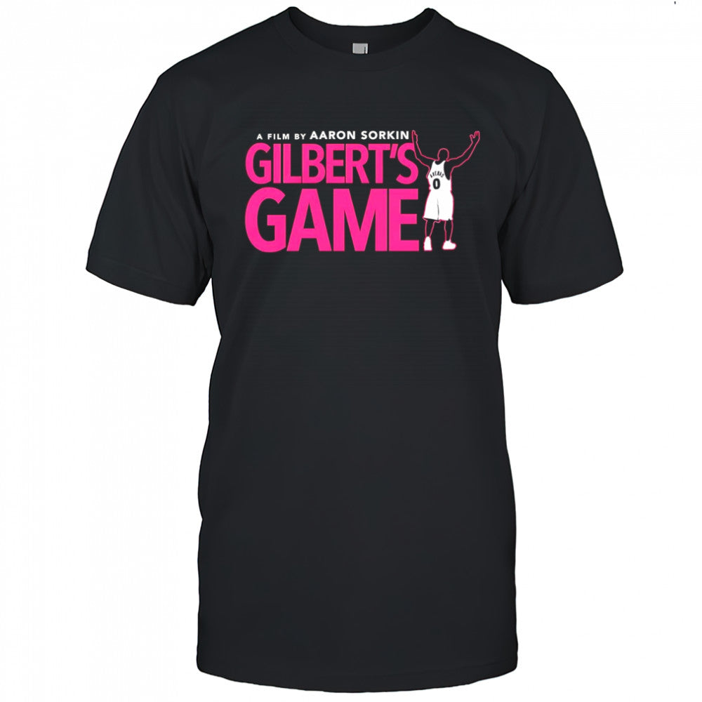 A film by Aaron Sorkin Gilbert’s game shirt