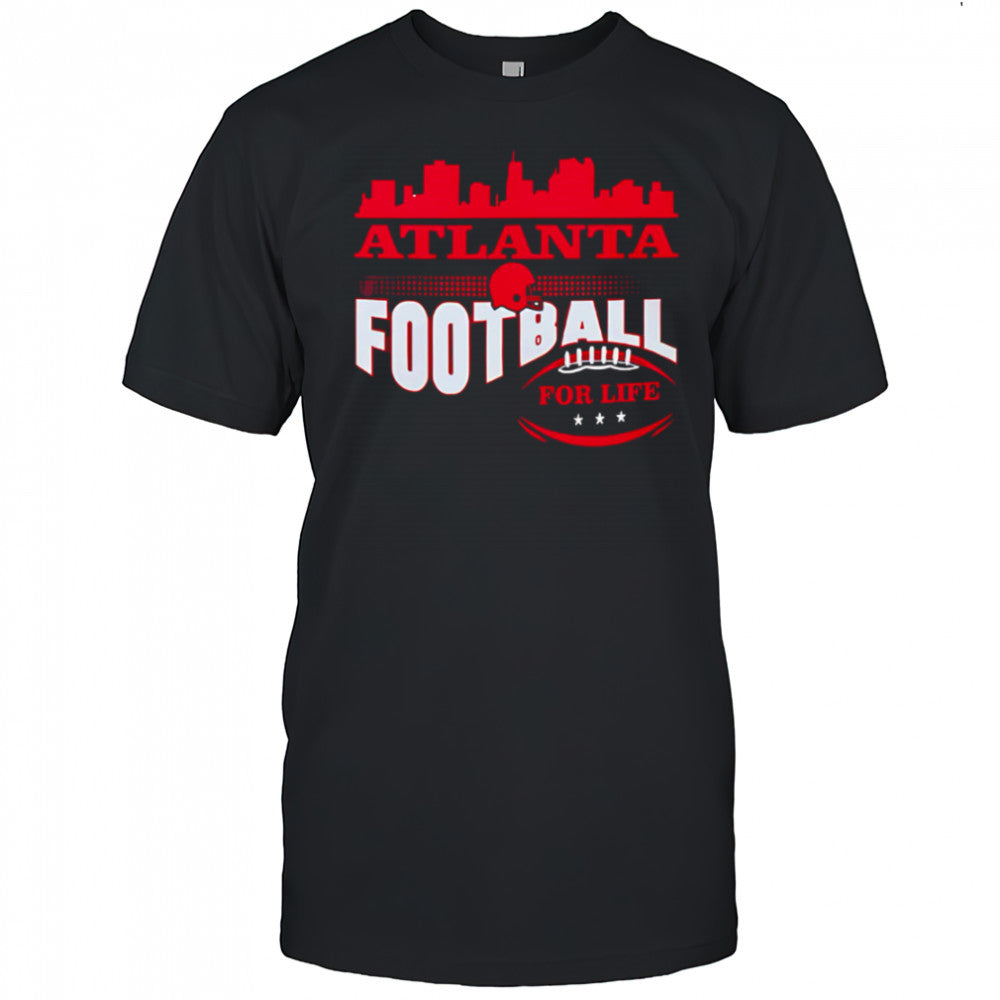 Atlanta Football for life skyline shirt