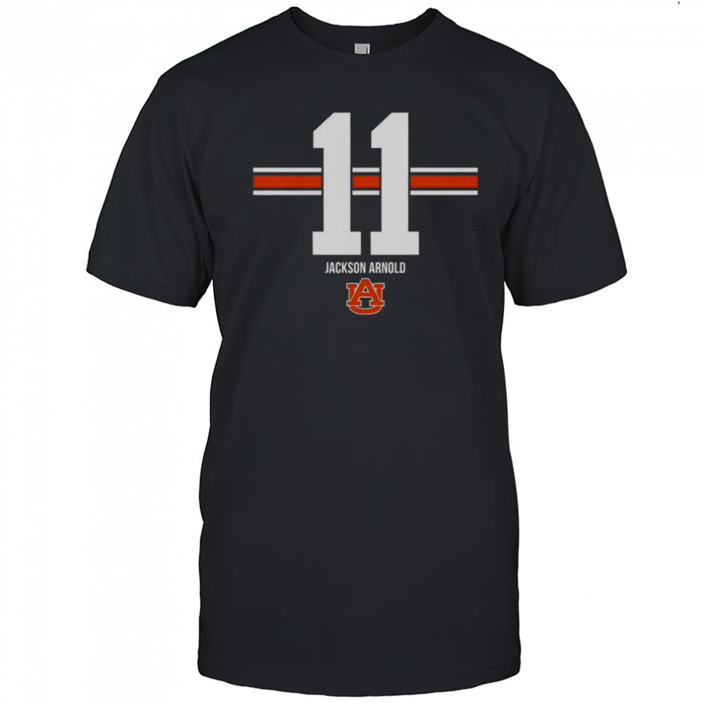 Auburn Tigers Football Jackson Arnold #11 Stripe T Shirt