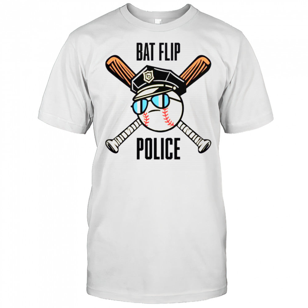 Awesome Bat Flip Police T Shirt