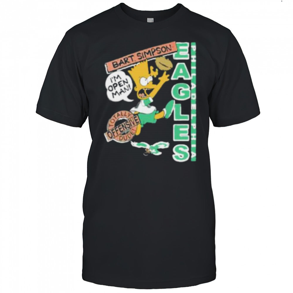 Bart Simpson Eagles NFL shirt