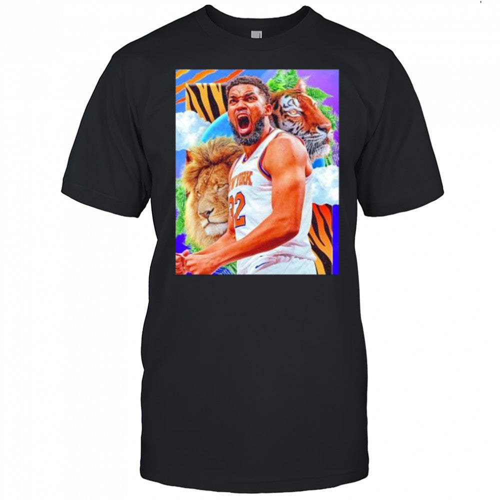 Brought a KAT to the concrete jungle Karl Anthony Towns New York Knicks shirt