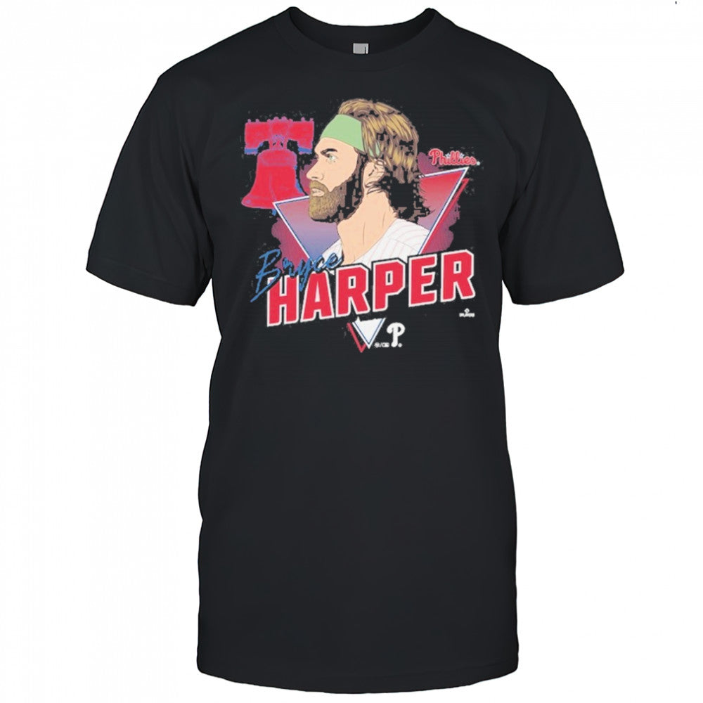 Bryce Harper Philadelphia Phillies ’47 Player Caricature Franklin T Shirt