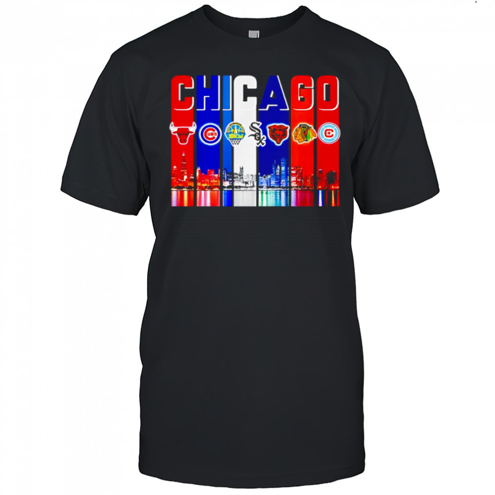Chicago Cubs Chicago Bulls White Sox Proud City Of Champions shirt