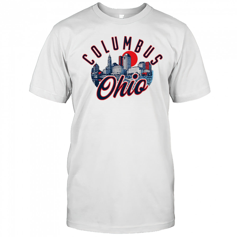 Columbus Ohio Skyline Sunset shirt