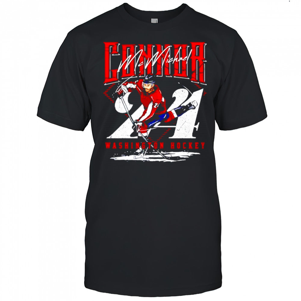 Connor McMichael Washington Capitals Hockey signature shirt