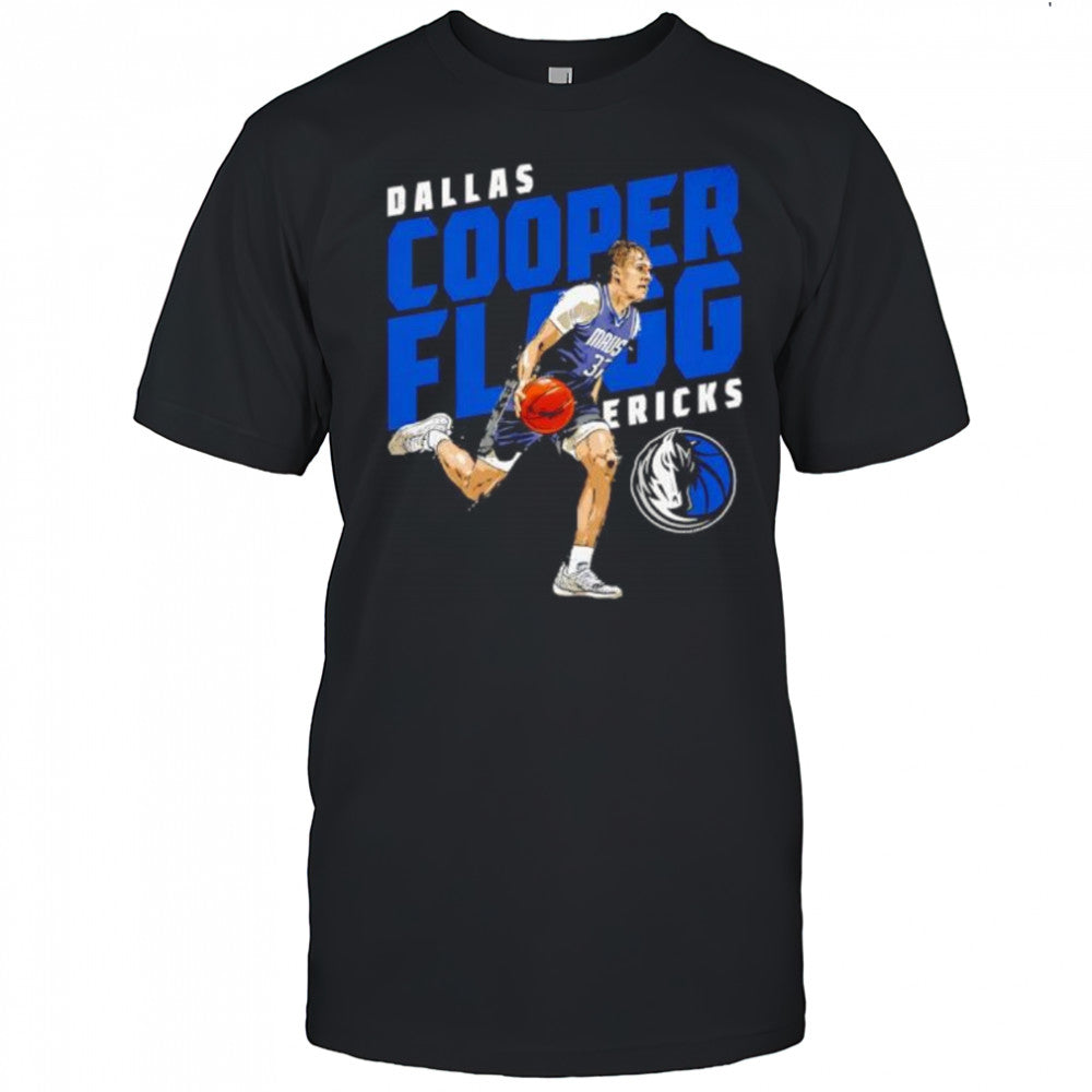Cooper Flagg Dallas Mavericks Slant shirt
