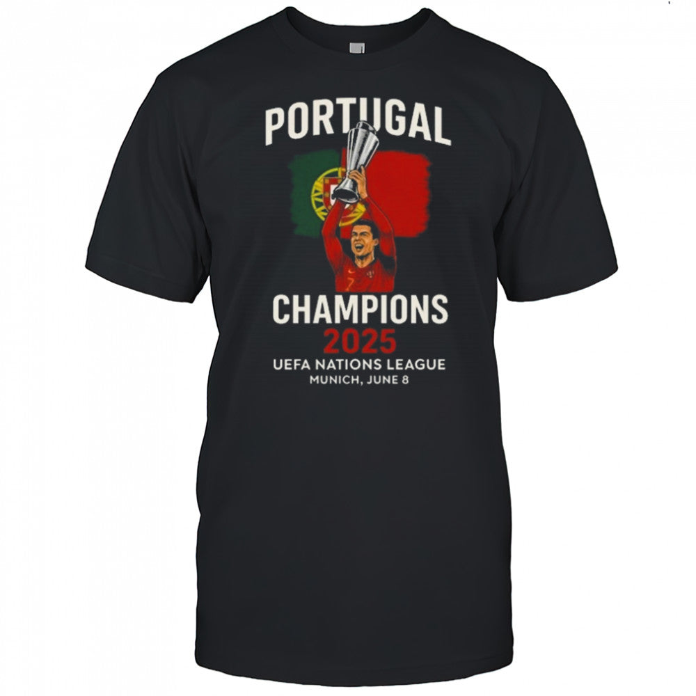 Cristiano Ronaldo Portugal Champions 2025 Nations League Victory Shirt
