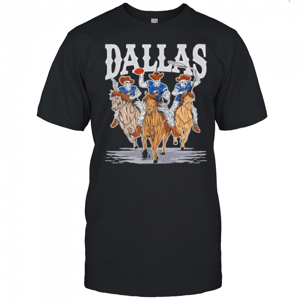 Dallas Cowboys Skeletons on Horses Football shirt