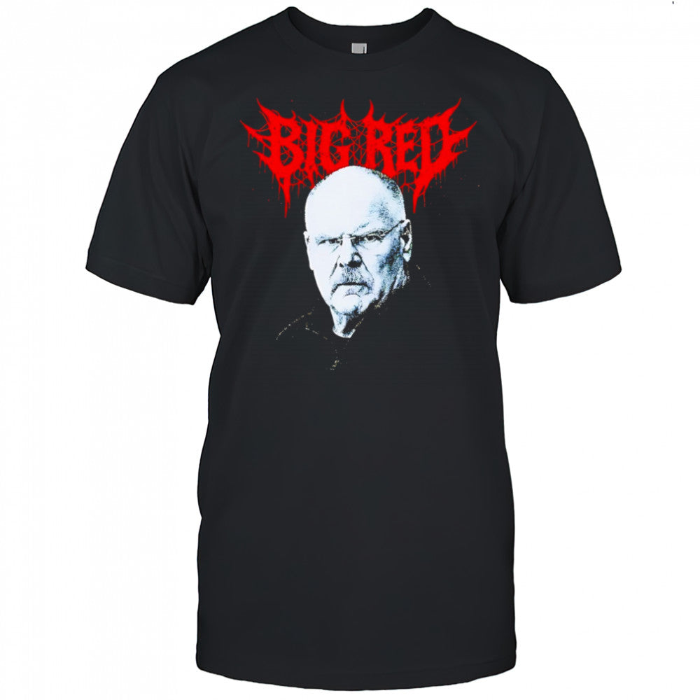 Death Metal Big Red Andy Reid Kansas City Chiefs coach NFL Football shirt