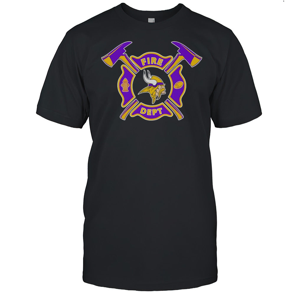 Fire Dept Minnesota Vikings Football Shirt