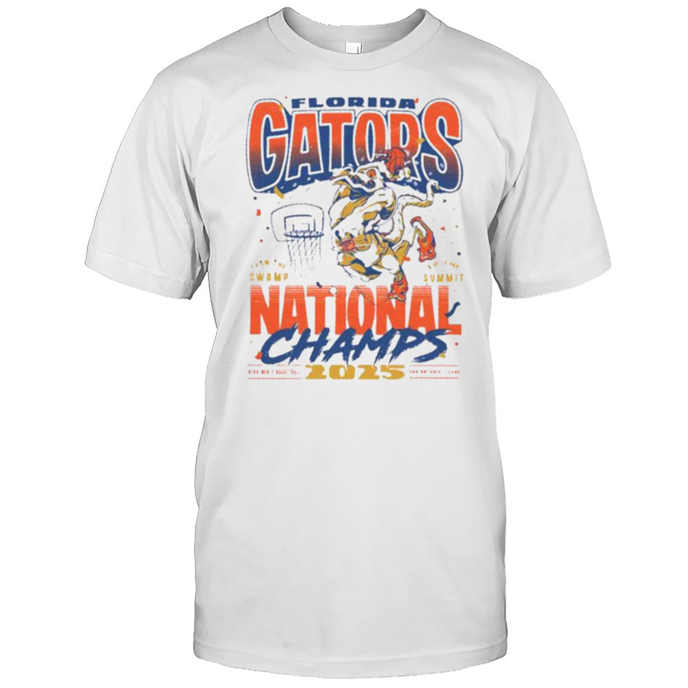 Florida Gators From The Swamp To The Summit National Champs 2025 Shirt