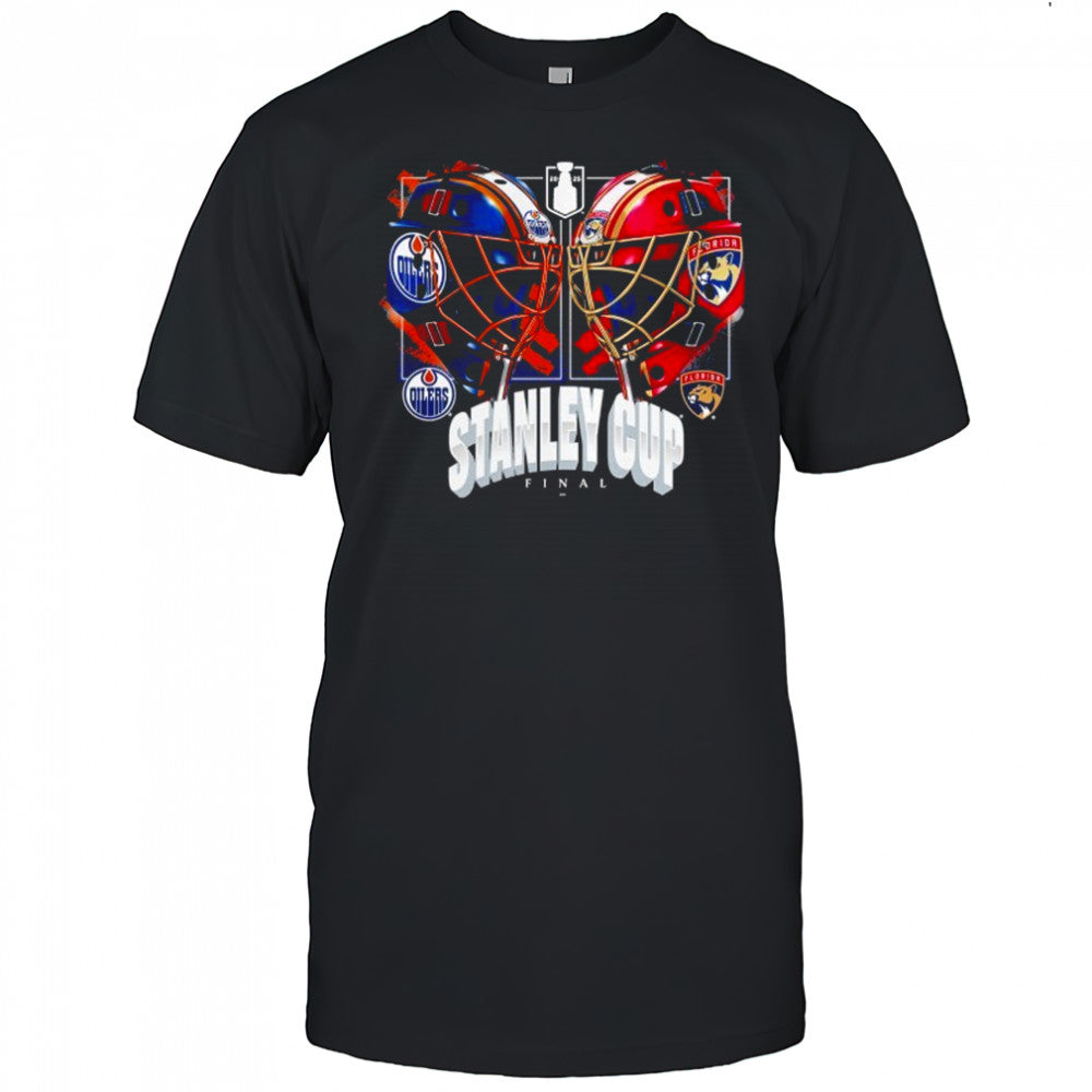 Florida Panthers vs. Edmonton Oilers 2025 Stanley Cup Final Dueling shirt
